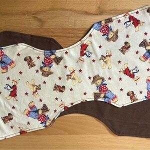 Kids Teddy Bear Print Bib
